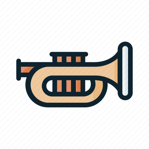 Concert, instrument, music, orchestra, trumpet icon - Download on Iconfinder