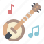 banjo, string, instrument, musical, orchestra, music and multimedia 