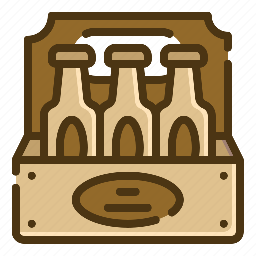 Alcoholic, beverage, pack, alcohol, bottle, drink, food and restaurant icon - Download on Iconfinder