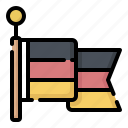 germany, country, nation, flag, world