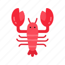 - lobster, seafood, food, crab, healthy, sea, fish, ocean