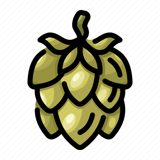 Hop, plant, brewing, ingredient, hops, brewery, beer production icon - Download on Iconfinder