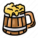 mug, wooden, cup, drinkware, beverage, beer, traditional, rustic, drinking vessel