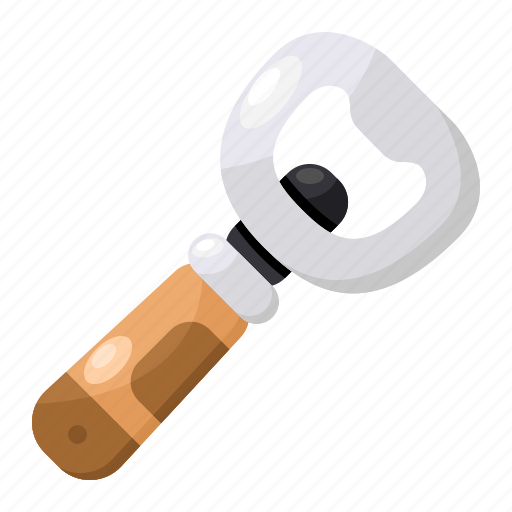 Bottle opener, opener, tool, metal, drink, kitchen, beverage icon - Download on Iconfinder