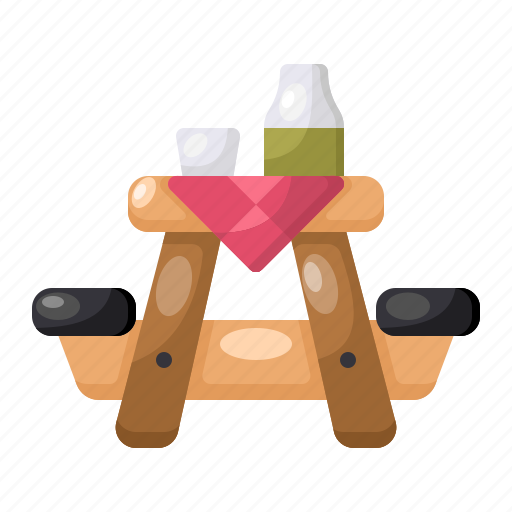 Picnic, table icon - Download on Iconfinder on Iconfinder