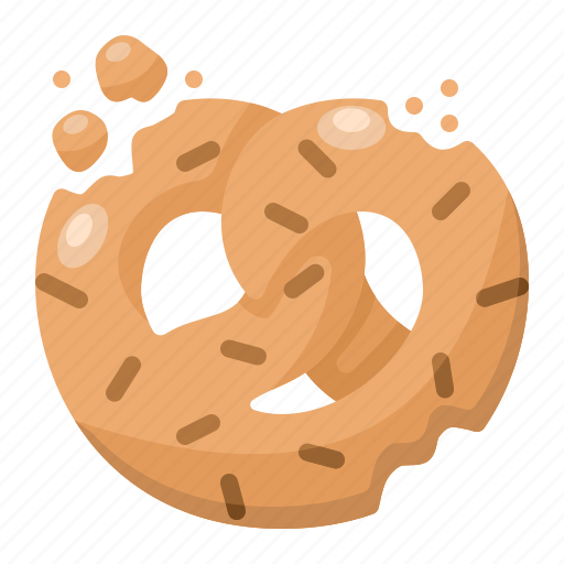Pretzel, snack, food, bakery, bread, baked, savory icon - Download on Iconfinder