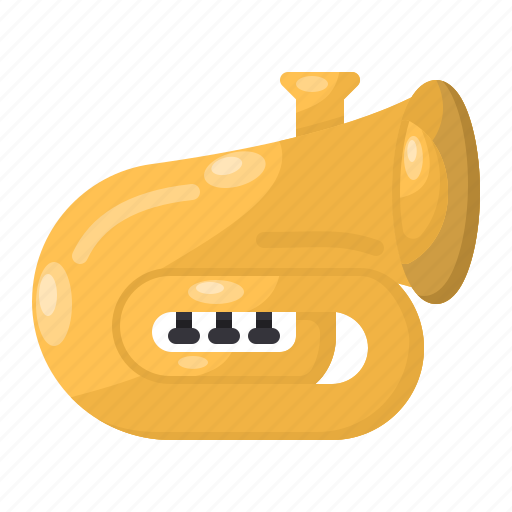 Tuba, brass, musical instrument, music, horn, sound, orchestra icon - Download on Iconfinder