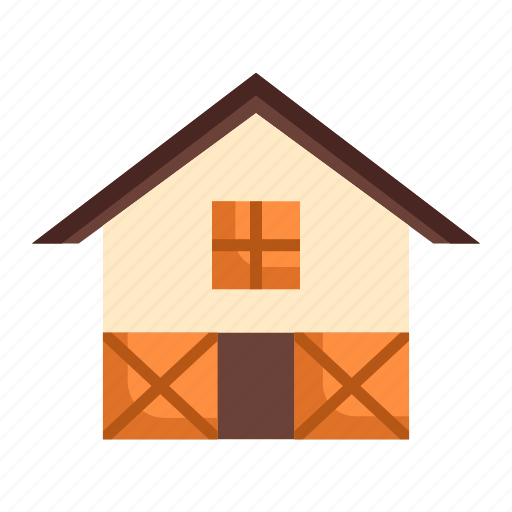 Building, cage, estate, home, house, property, warehouse icon - Download on Iconfinder