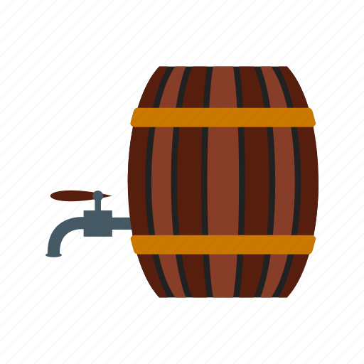 Barrel, container, old, storage, tap, water, wood icon - Download on Iconfinder