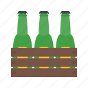 alcohol, beer, bottles, brown, glass, white 