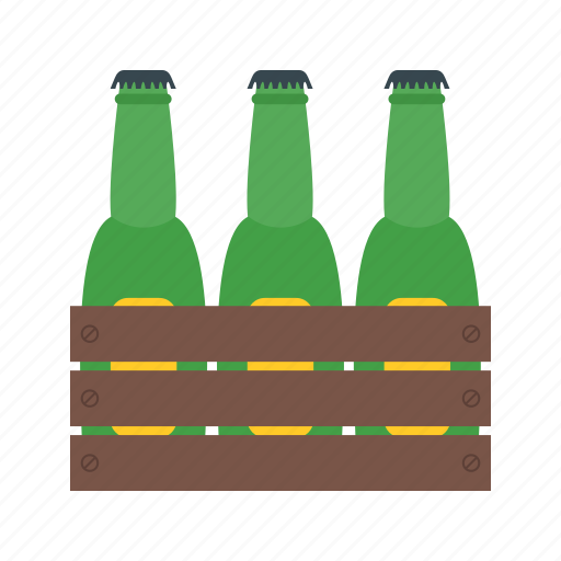 Alcohol, beer, bottles, brown, glass, white icon - Download on Iconfinder