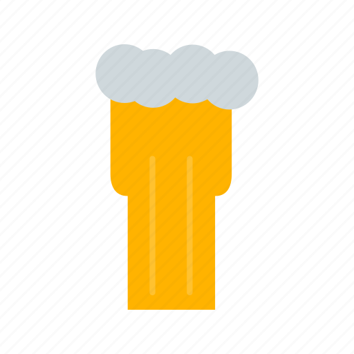 Beer, bubbles, drink, glass, pint, pub, yellow icon - Download on Iconfinder