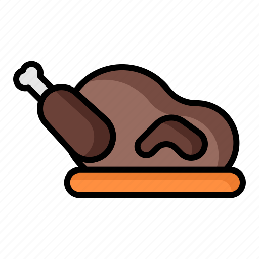 Chicken, cooking, food, grilled, roast, turkey icon - Download on Iconfinder