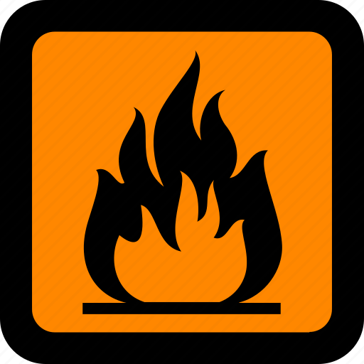 Danger, fire flame, flammable, hazard, hazard symbol, oxidizing gases, safety icon - Download on Iconfinder