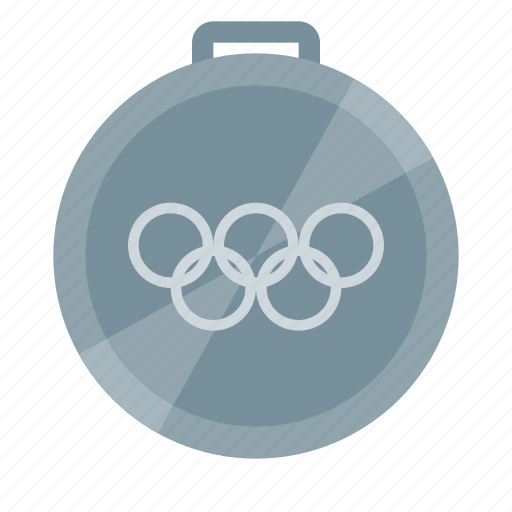 Games Medal Olympic Second Place Silver Sport Icon Download On Iconfinder