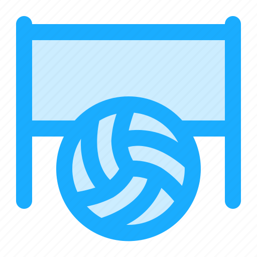 Olympics, sport, competition, volleyball, ball, beach, net icon - Download on Iconfinder