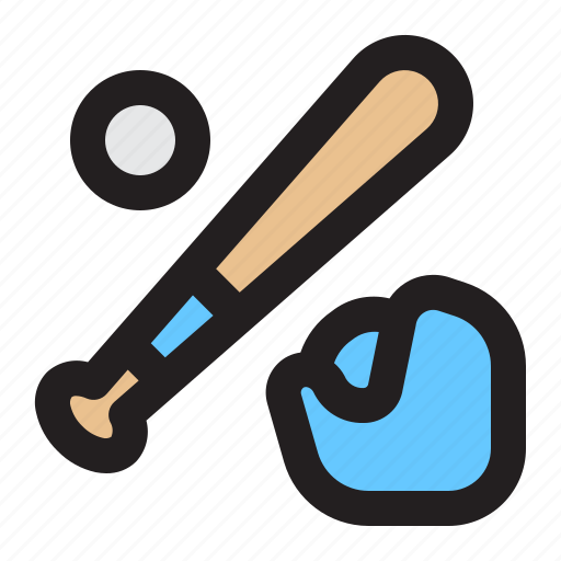 Olympics, sport, competition, baseball, bat, glove, ball icon - Download on Iconfinder