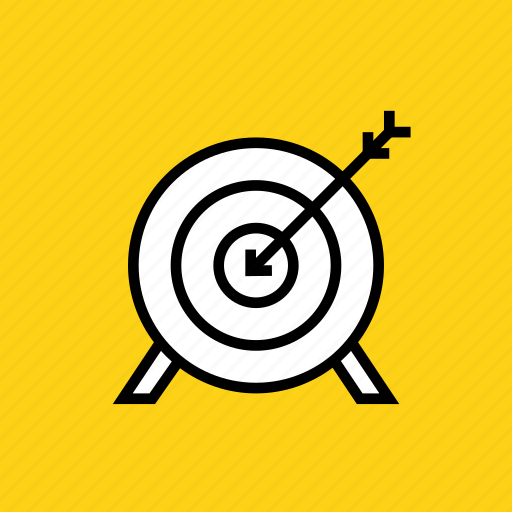 Archery, arrow, bullseye, games, goal, olympics, target icon - Download on Iconfinder
