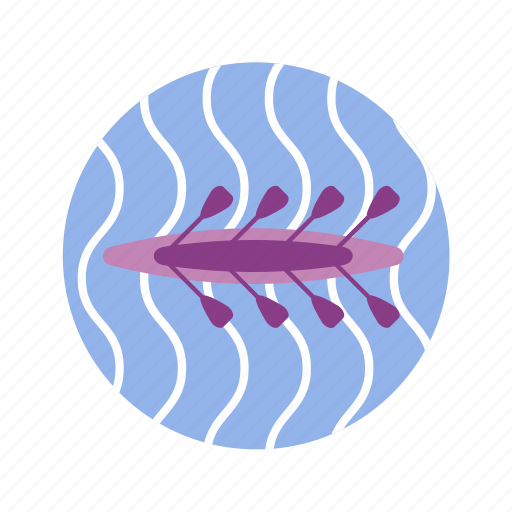 Canoe, kayak, olympic, rowing, sport, summer, team sport icon - Download on Iconfinder