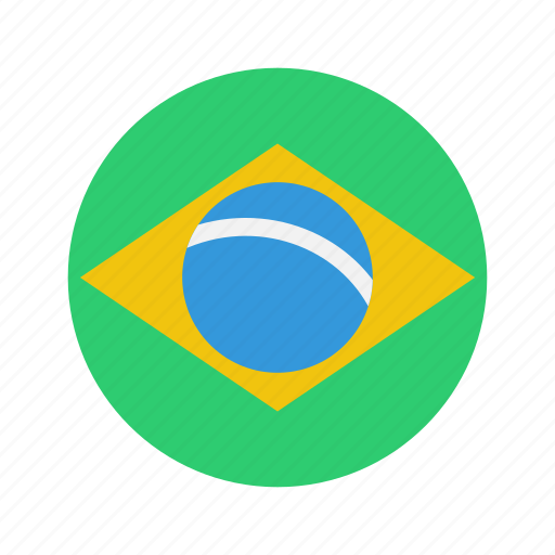 Brazil, country, flag, round icon - Download on Iconfinder