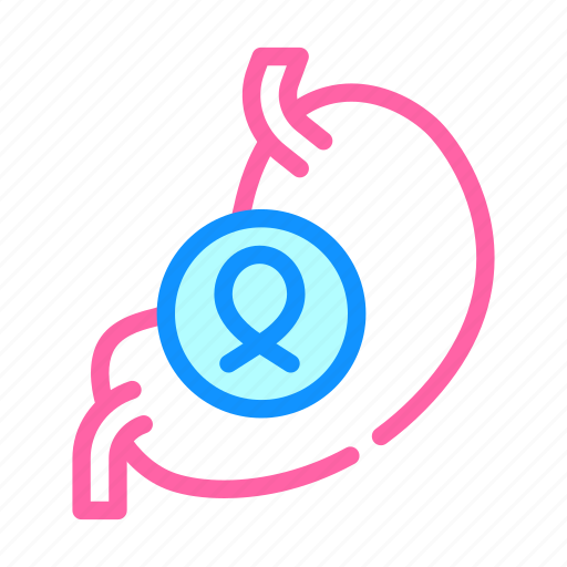 Stomach, cancer, therapy, oncology, radiation, examination icon - Download on Iconfinder