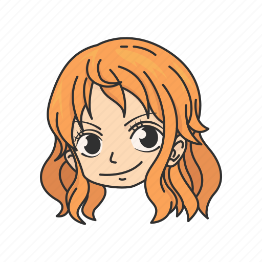 Anime, cartoons, cat burglar nami, fictional character, nami, one piece, pirate icon - Download on Iconfinder