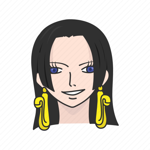 Anime, boa hancock, cartoons, one piece, pirate empress, snake princess, straw hat pirate icon - Download on Iconfinder