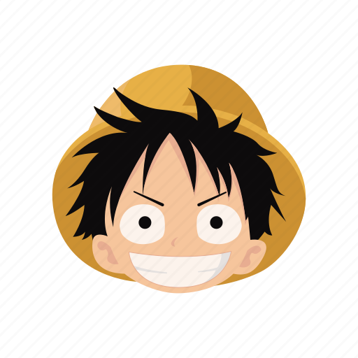 Anime, cartoons, luffy, monkey d. luffy, one piece, pirate, straw hat icon - Download on Iconfinder