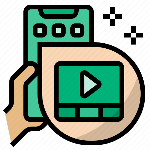 Play, video, online tutorial, online video, video play, video player, video streaming icon - Download on Iconfinder