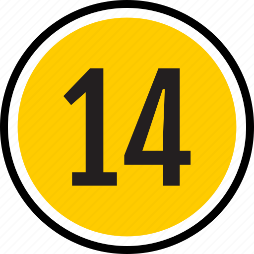 Number, fourteen icon - Download on Iconfinder on Iconfinder