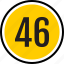 number, 46 