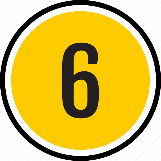 Number, six icon - Download on Iconfinder on Iconfinder