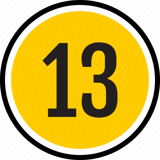 Number, thirteen icon - Download on Iconfinder on Iconfinder