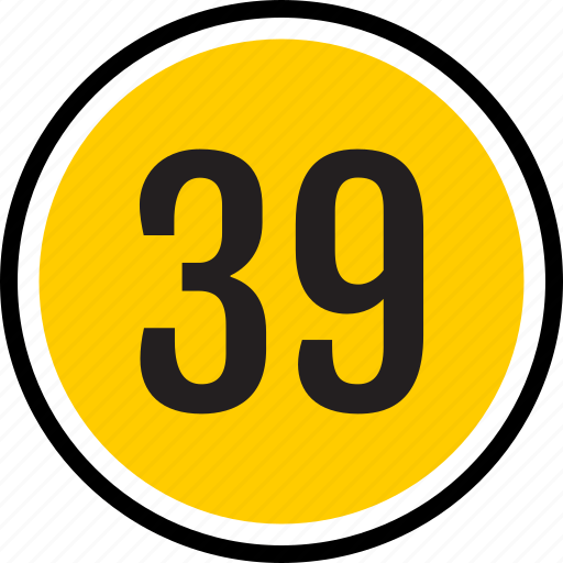 Number, 39 icon - Download on Iconfinder on Iconfinder