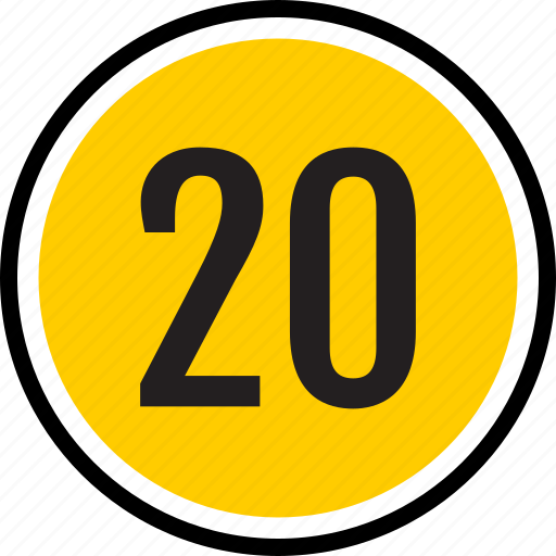20, number, twenty icon - Download on Iconfinder