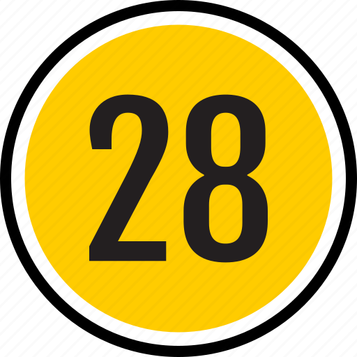 28, number icon - Download on Iconfinder on Iconfinder