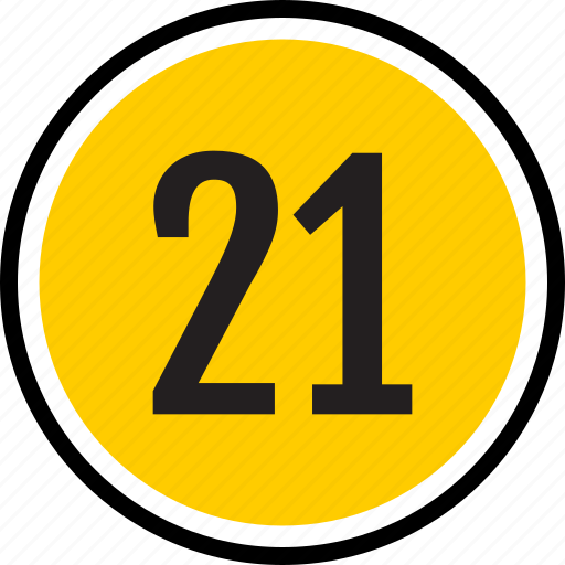 Number, 21 icon - Download on Iconfinder on Iconfinder