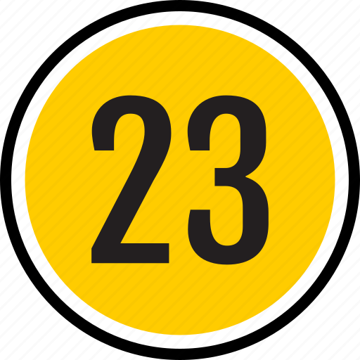 Number, 23 icon - Download on Iconfinder on Iconfinder