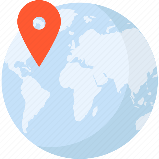 Location, globe, navigation, destination, gps, marker, map icon - Download on Iconfinder