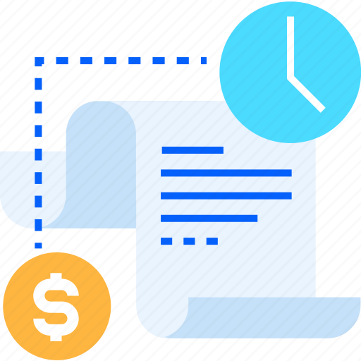Time, money, finance, invoice, payment, bill, banking icon - Download on Iconfinder