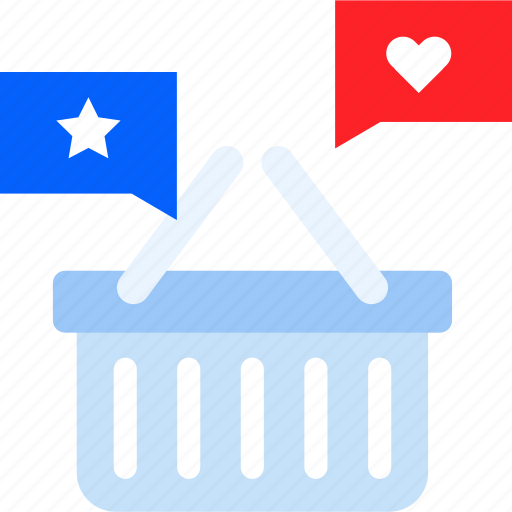 Shopping, basket, ecommerce, sale, review, wish list, rating icon - Download on Iconfinder