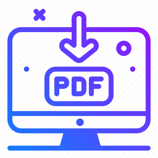 Pdf, download, school, education, courses icon - Download on Iconfinder