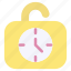 flexible, time, padlock, clock, efficiency, time management, productivity 