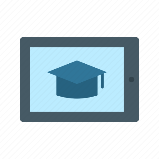Tablet, ipad, device, graduation cap icon - Download on Iconfinder