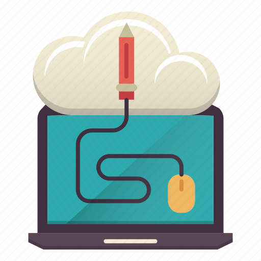 Cloud computing, database, e, learning, online education, study icon - Download on Iconfinder