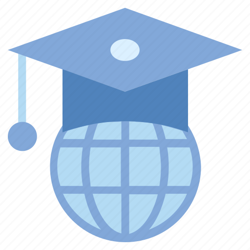 Cap, earth, education, global, globe, graduation, hat icon - Download on Iconfinder