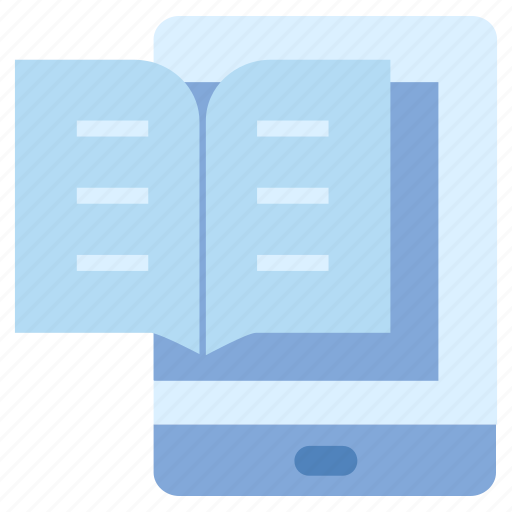 Book, education, learning, mobile, online education, phone, study icon - Download on Iconfinder