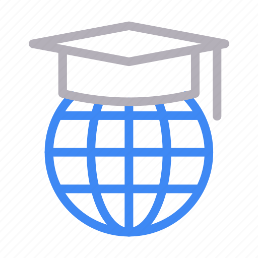 Education, global, graduation, online, world icon - Download on Iconfinder