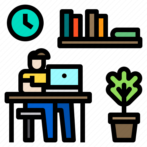 Avatar, education, laptop, learning, man icon - Download on Iconfinder