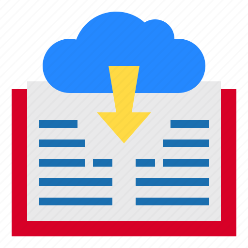 Book, cloud, download, education icon - Download on Iconfinder